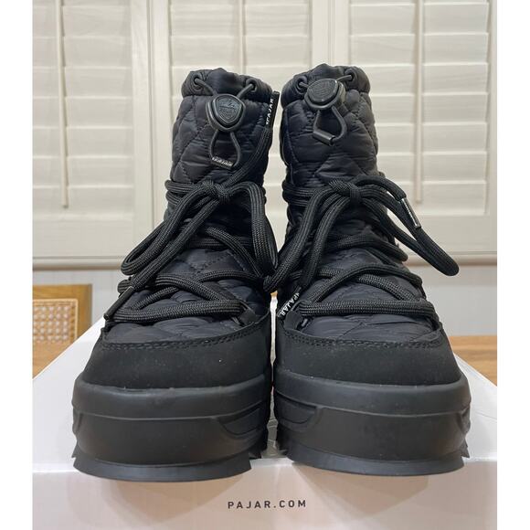 Pajar Canada Women's Travita Lace Up Winter Snow Boots Black Size 7.5 NIB WP - Picture 4 of 10